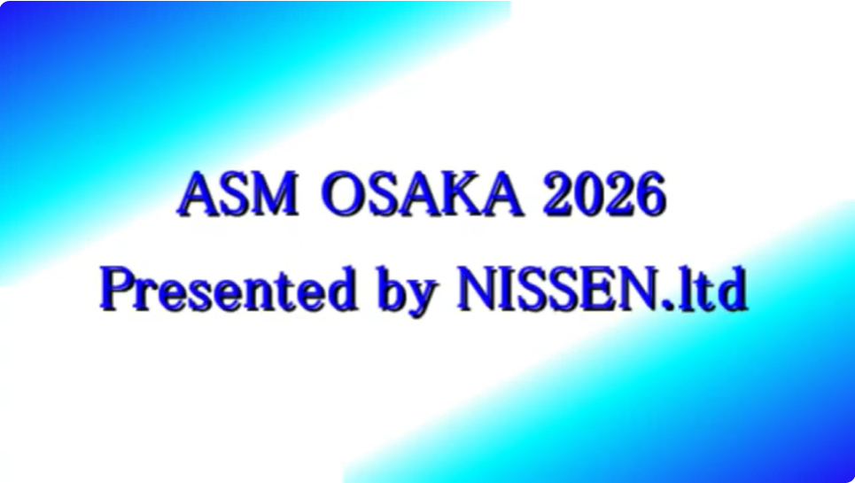 ASM OSAKA 2026に出展して参りました！